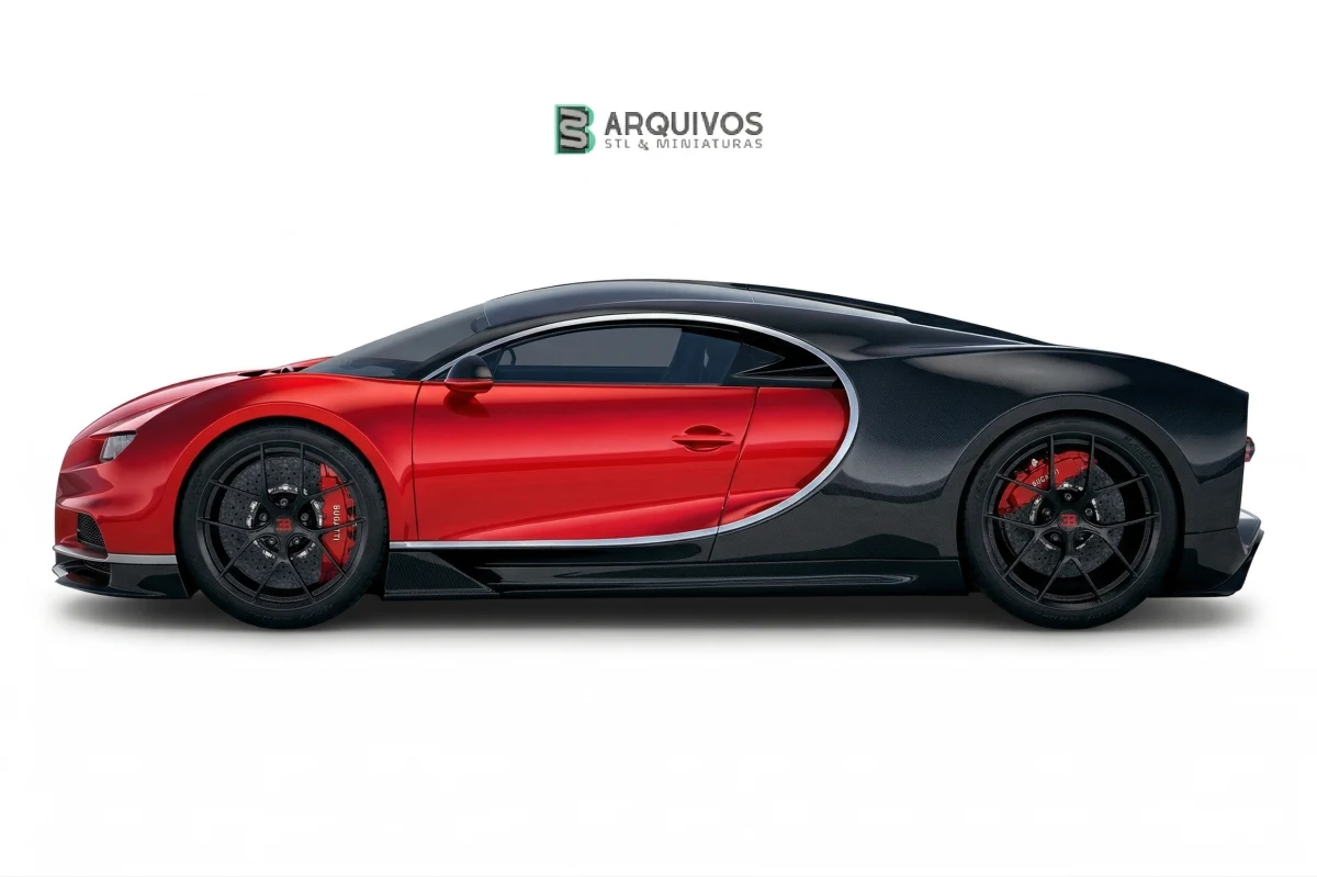Modelo 3D STL - Bugatti Chiron Sport 2019 — foto 3